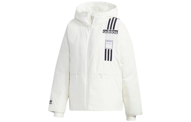 

Пуховик женский пуховик белый Adidas Originals
