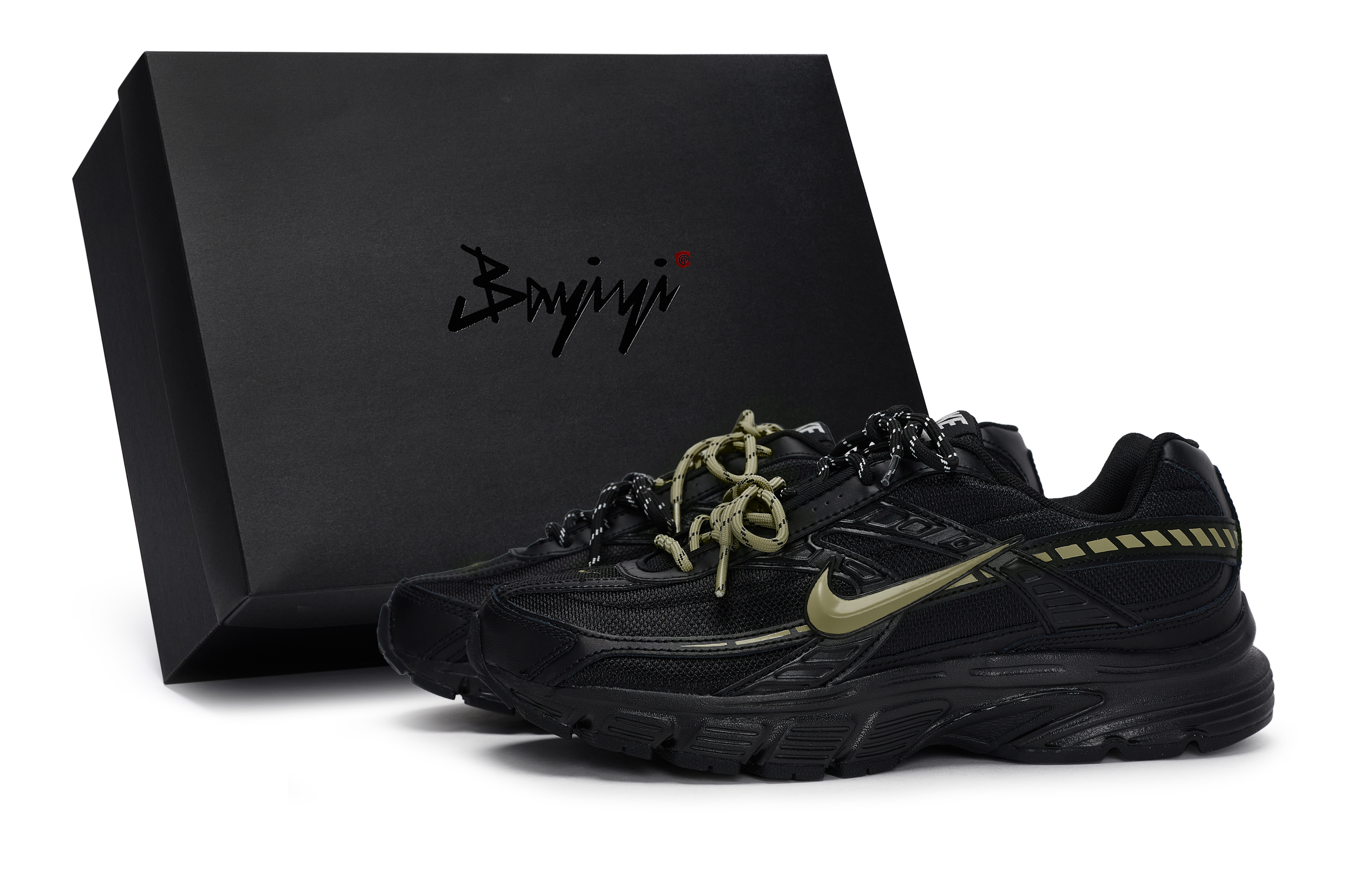 

Nike Кроссовки Initiator Anti Slip с низким верхом, износостойкие, мужские, цвет черный кофе