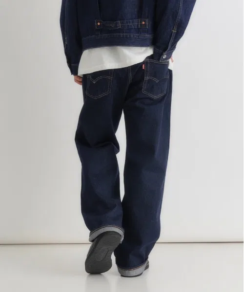 【Levi's】501 Свободные джинсы (темно-синий / винтажная стирка / американский размер) — фото 4