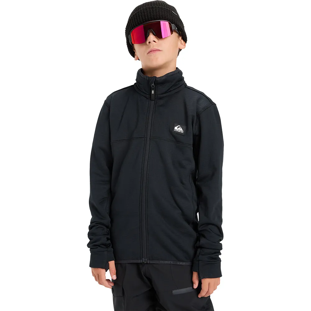 

Флис Quiksilver Steep Point full zip, черный