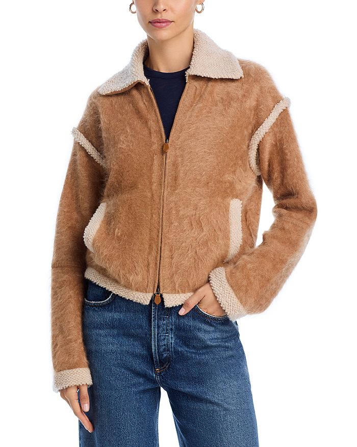 

Куртка-бомбер Grizzly Knit Guest in Residence, коричневый