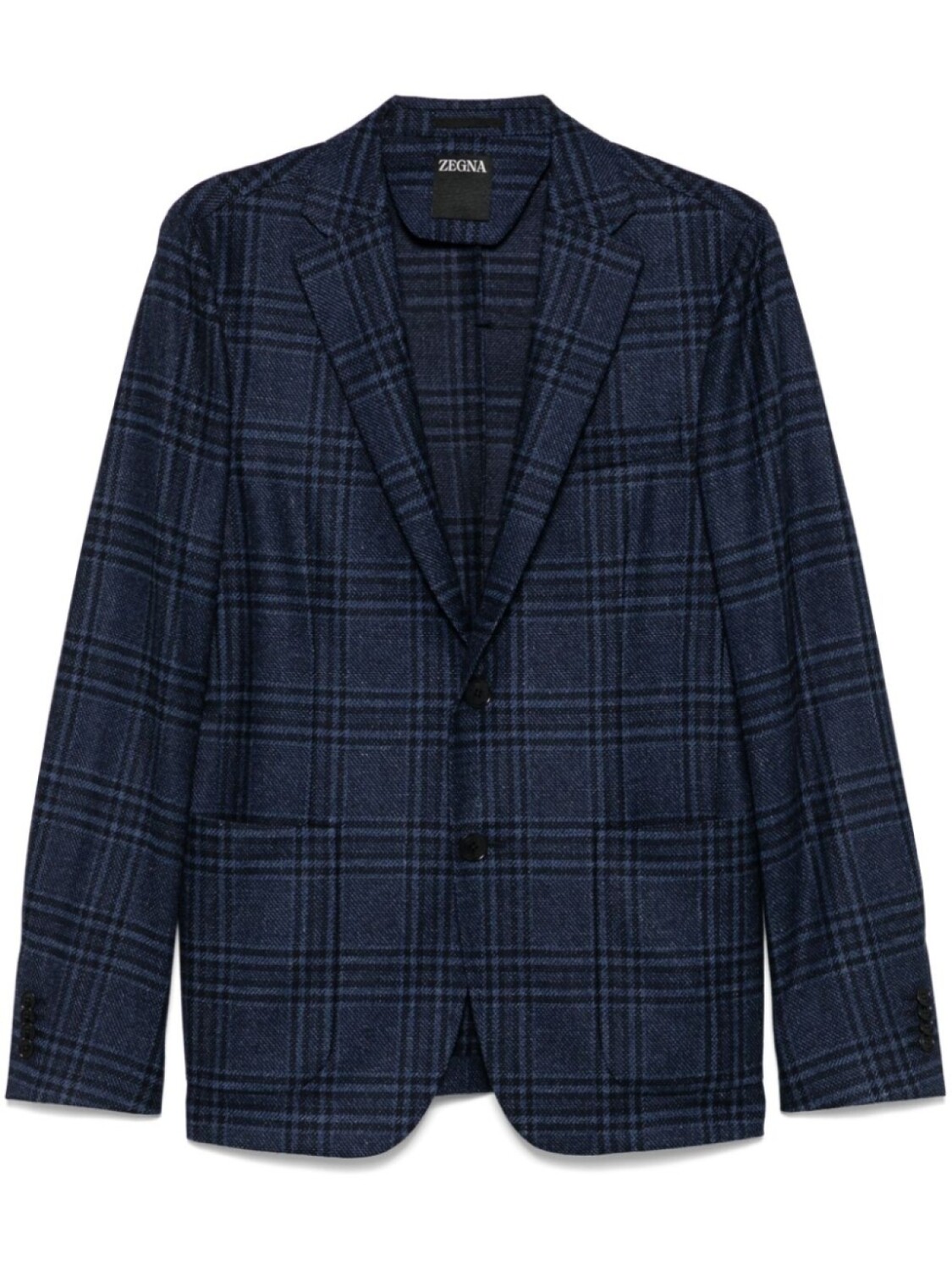 

Zegna пиджак в клетку, синий