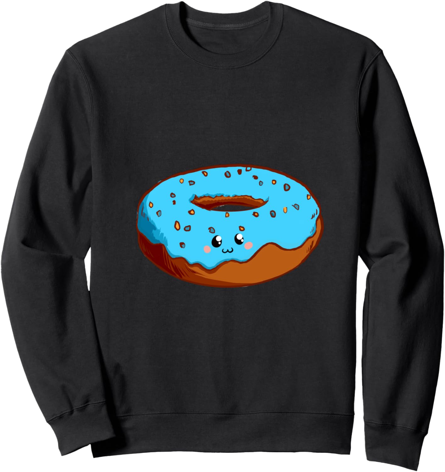 

Милая толстовка для любителей пончиков, любитель пончиков, пончик, любовь к пончикам Kawaii Donut Lovers , Donut Lover, черный