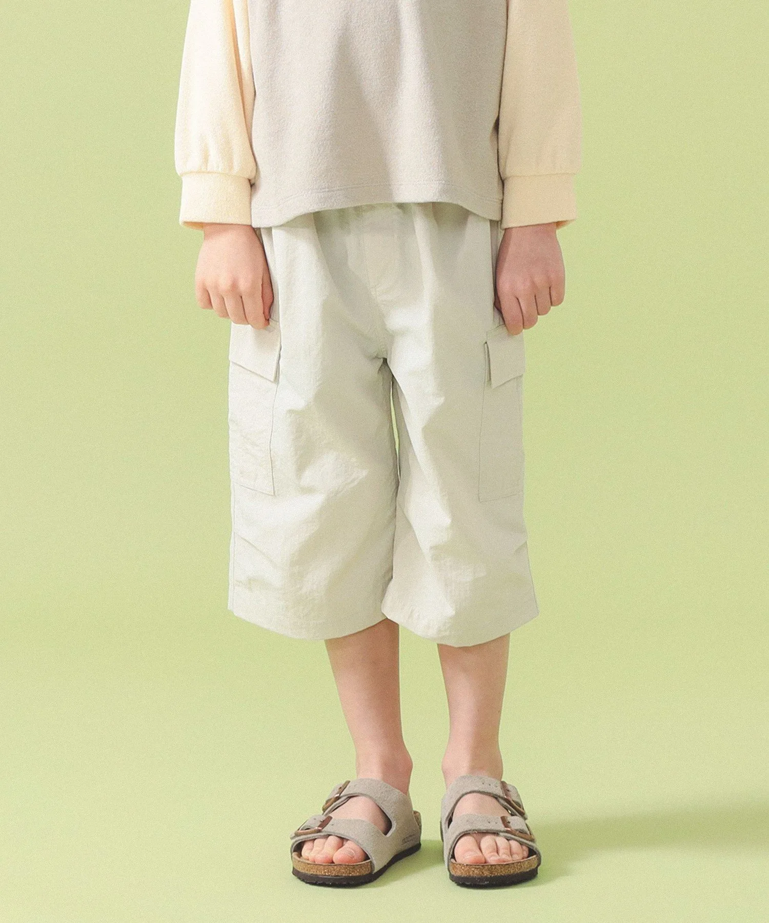 Шорты-карго 26SS (90~140 см) Kodomo Beams, OYSTER