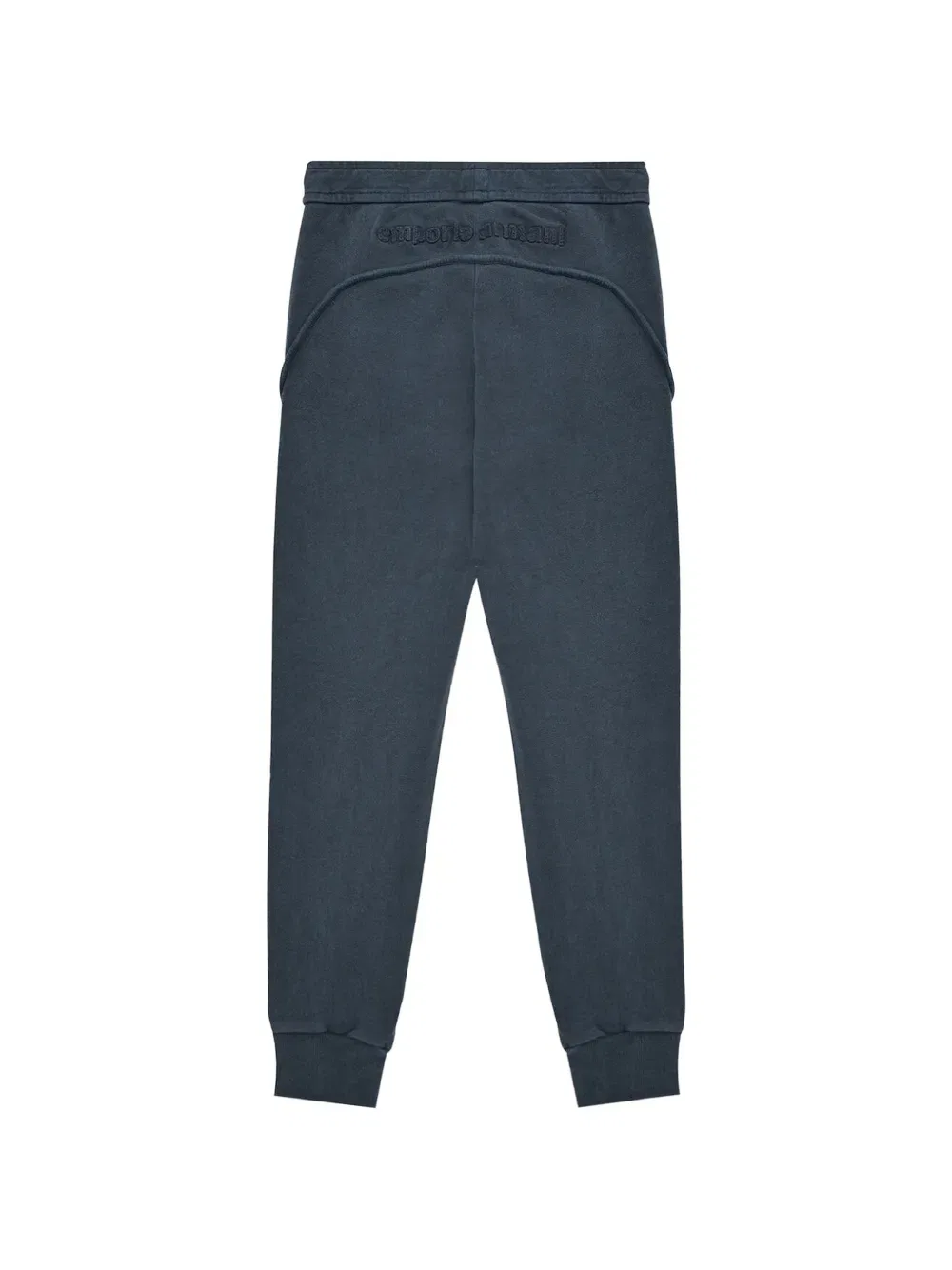 Спортивные брюки на завязках Emporio Armani Kids, синий — фото 2