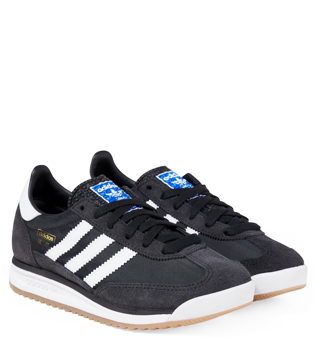 

SL 72 Кроссовки с отделкой из замши Adidas Originals Kids, Coreblack/Ftwwht/Blue