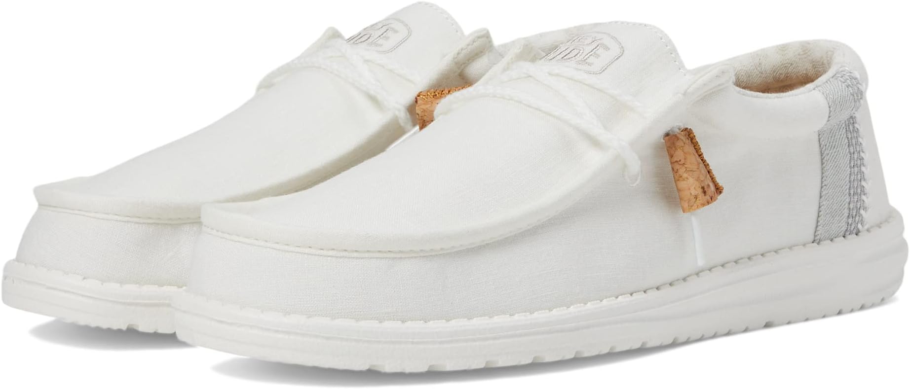 

Кроссовки Hey Dude Wally Linen Natural, белый