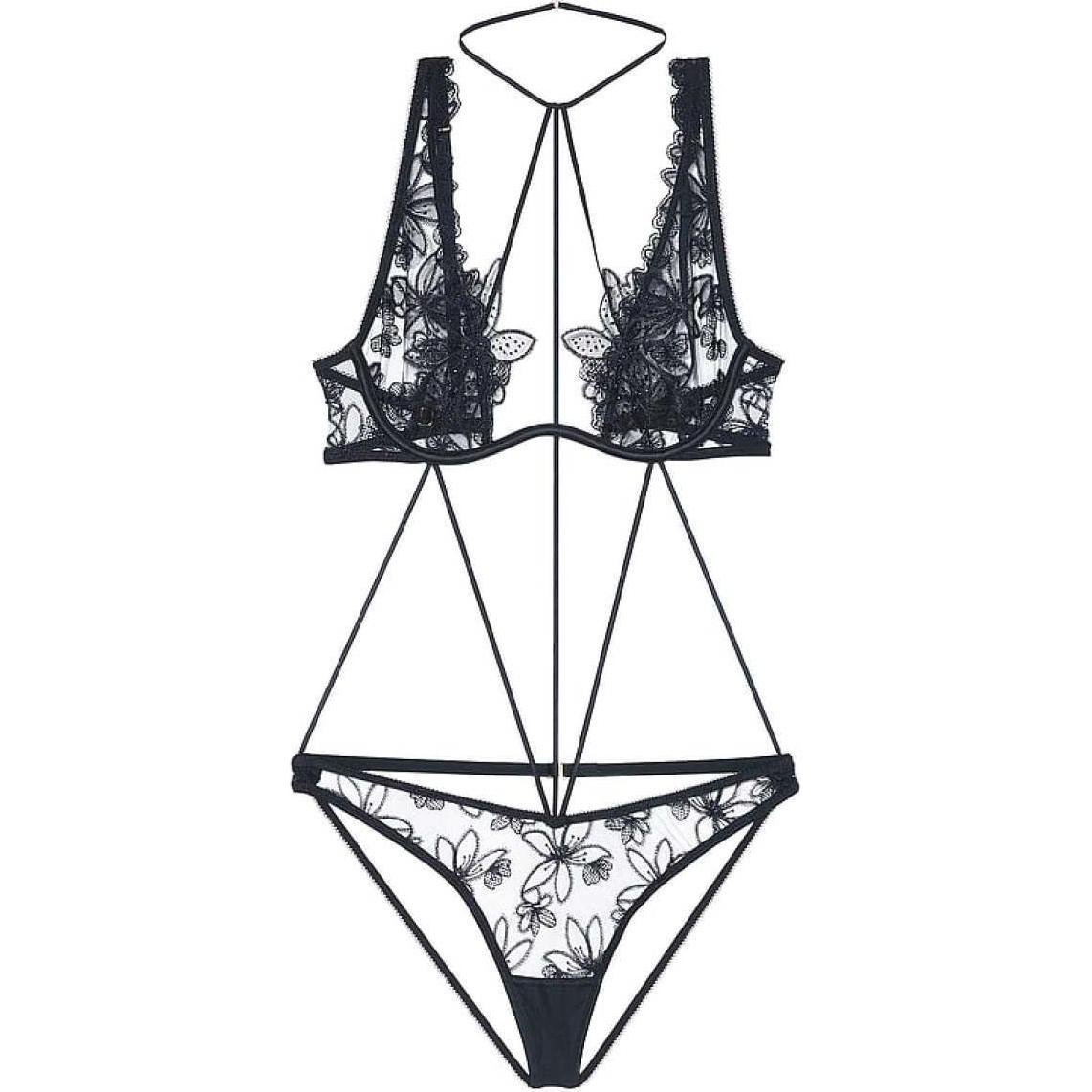 

Victoria's Secret 24 Big Show Collection VERY SEXY Bodysuits Women's Deep Ink Blue