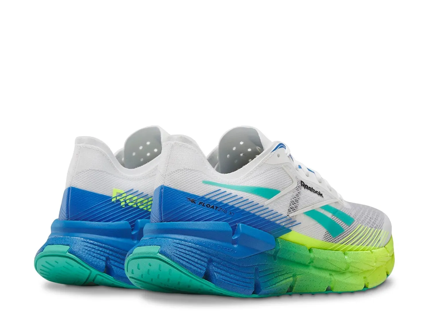 Кроссовки для бега Reebok Floatzig X1, цвет: белый/синий/желтый — фото 3