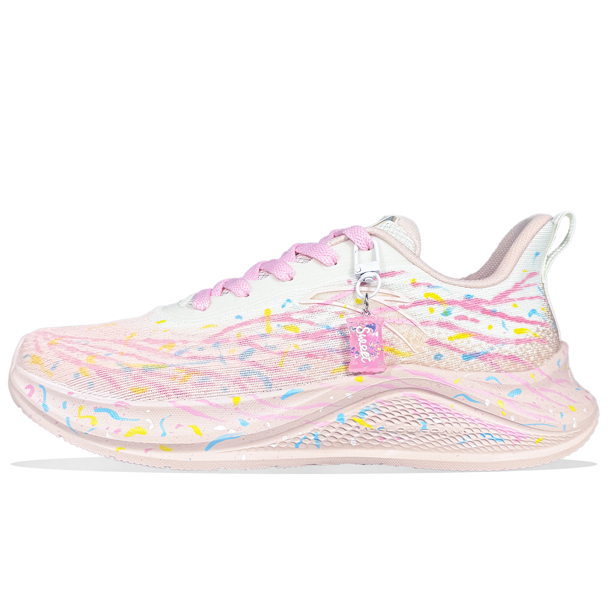 

Женские повседневные кроссовки для бега Low top с амортизацией, устойчивой к истиранию ANTA, розовый