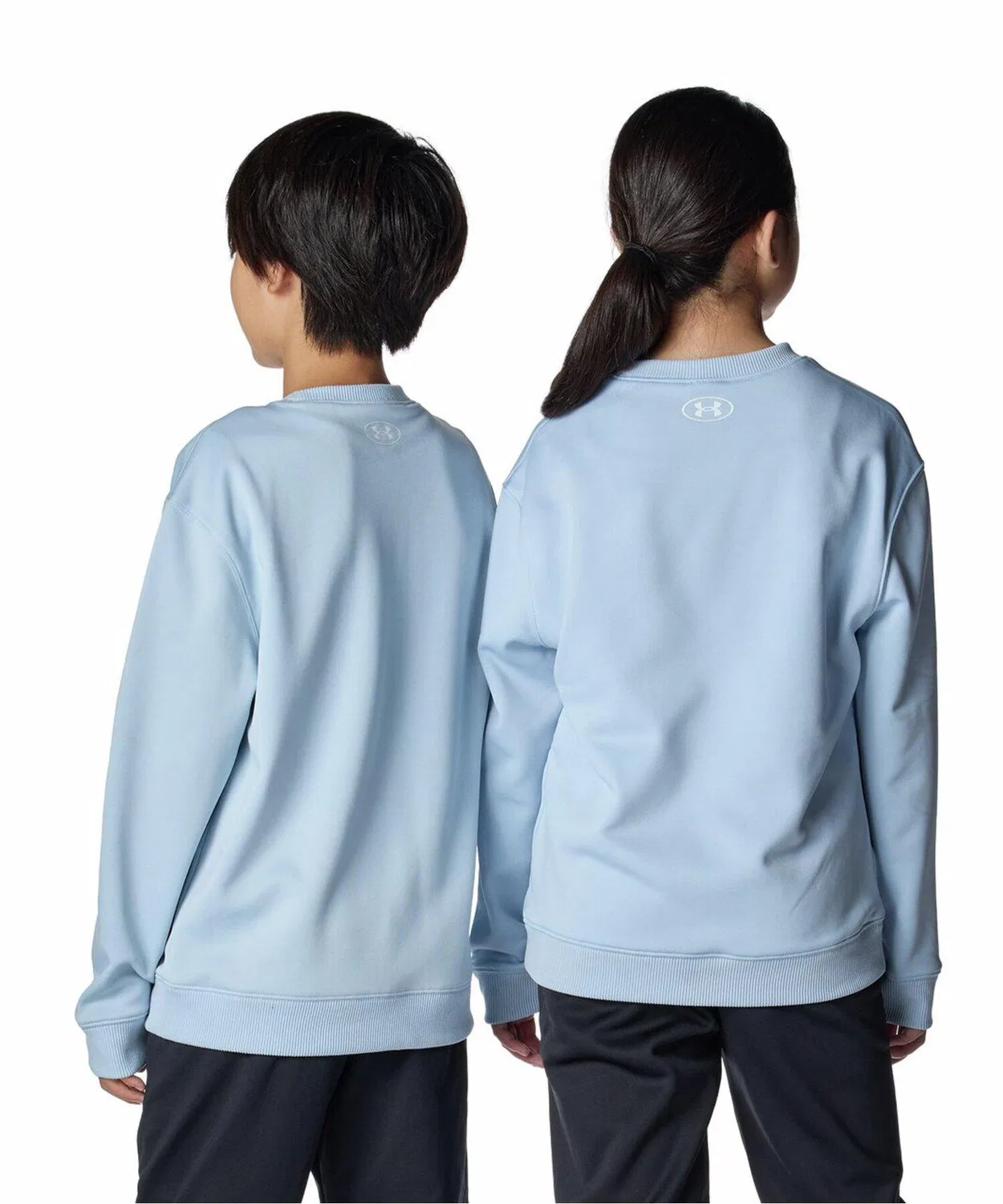 Флисовая кофта Under Armour с логотипом, детская, синяя — фото 2