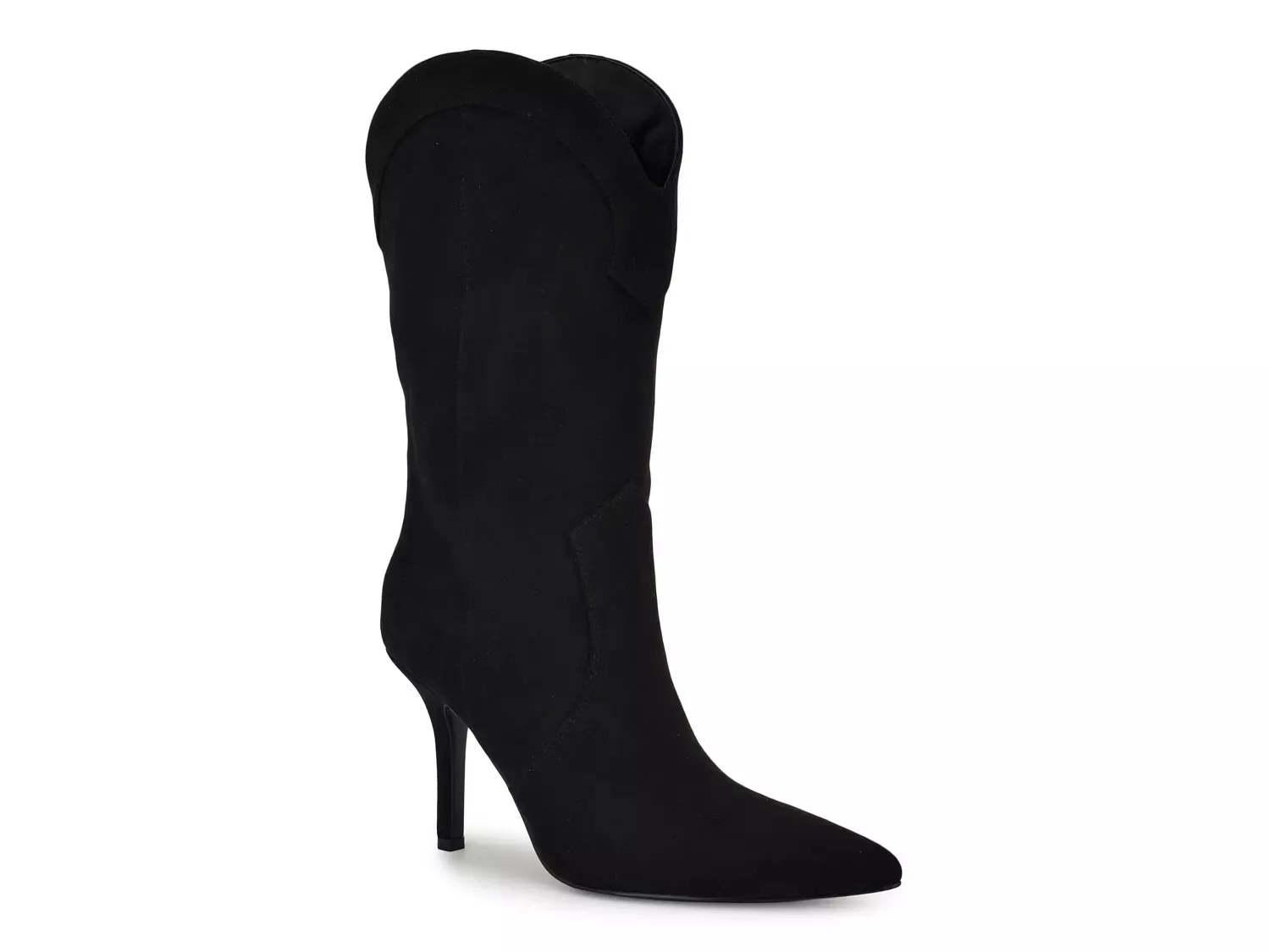 Ботинки Nine West Grasy, черная искусственная замша