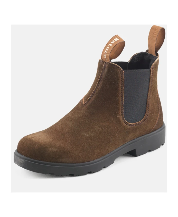 Зимние ботинки из масляной замши красного дерева Nature Footwear, коричневый — фото 4