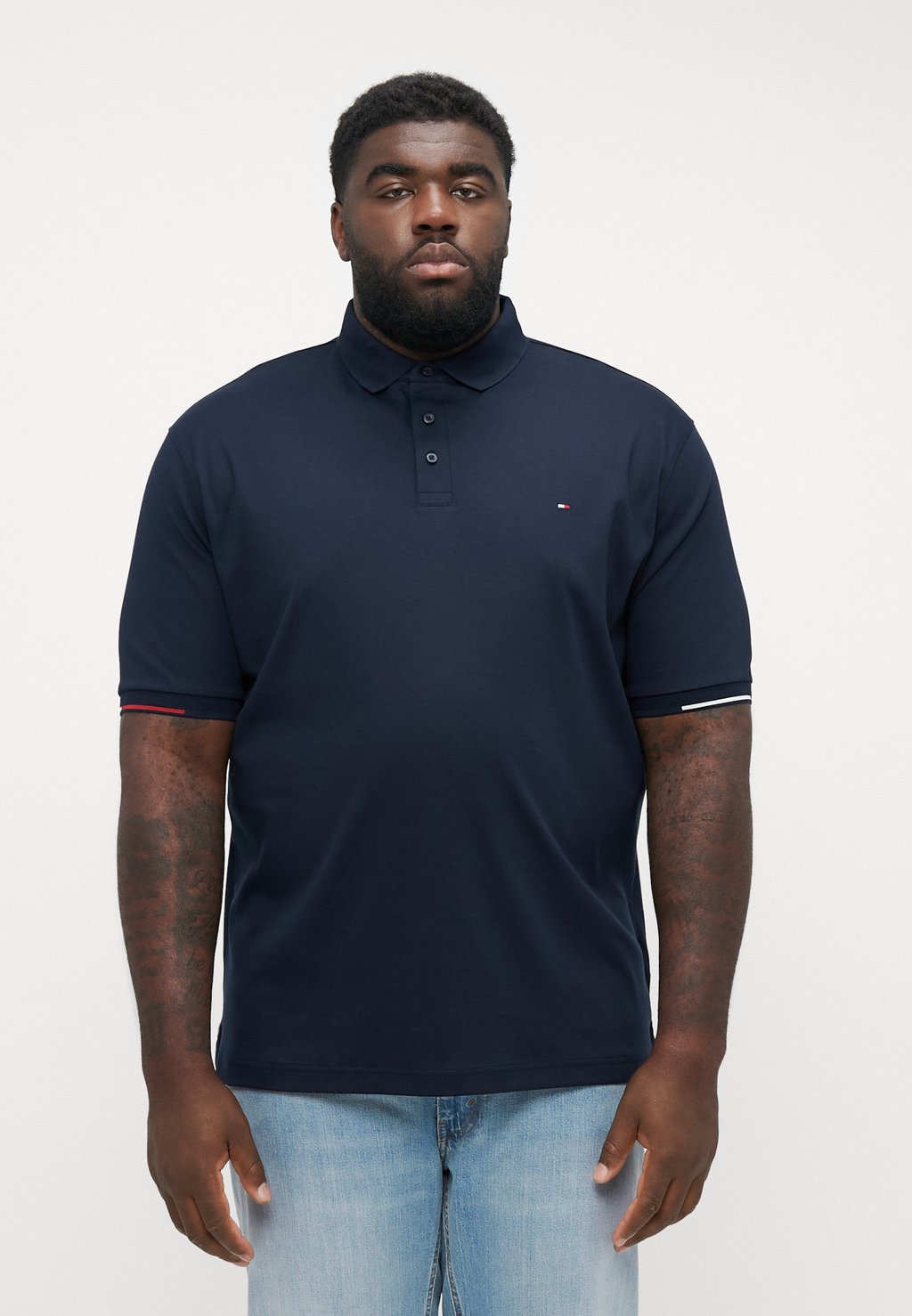 

Рубашка поло FLAGCUFF SLIM FIT Tommy Hilfiger, темно-синий