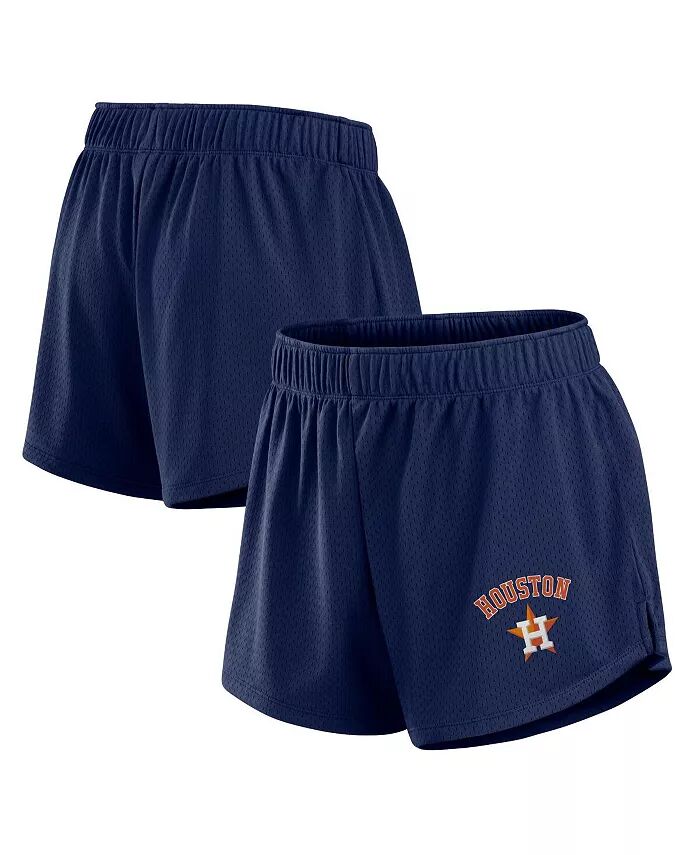 

Женские шорты в сетку темно-синего цвета Houston Astros Fanatics