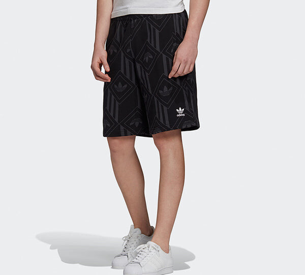 Шорты originals mono short tnl printing sports shorts black Adidas, черный — фото 3
