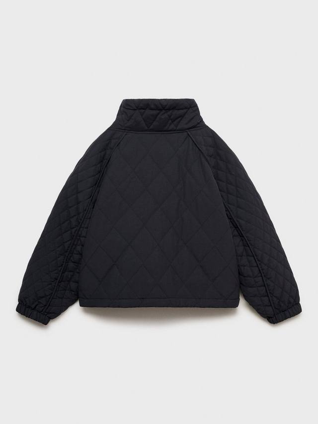 Детская куртка Filipa с фактурной тканью Mango, Navy — фото 4