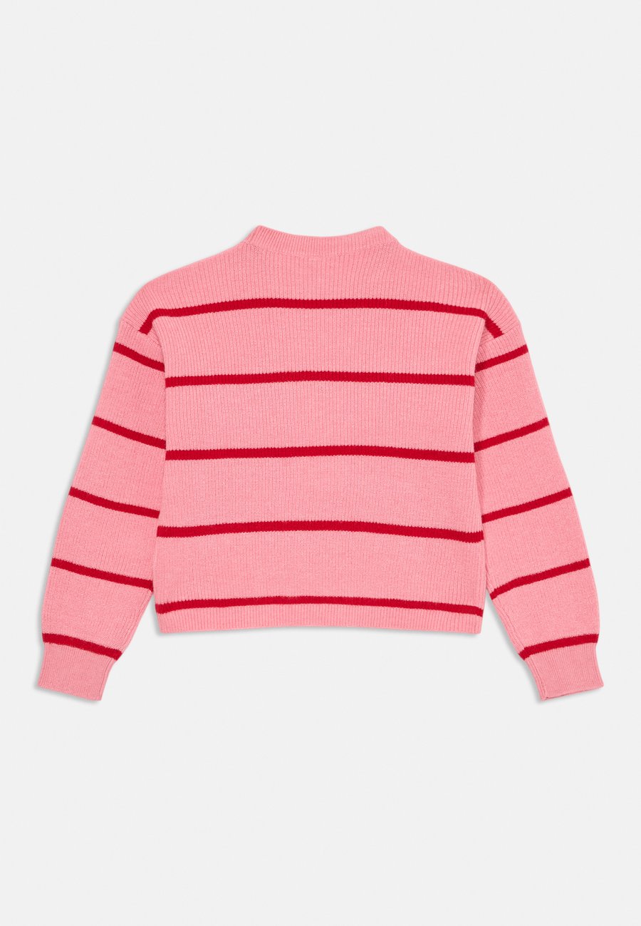 Джемпер ONLY GIRLS KOGFRANCA SHORT STRIPE, Sea Pink/Salsa/Pink — фото 2