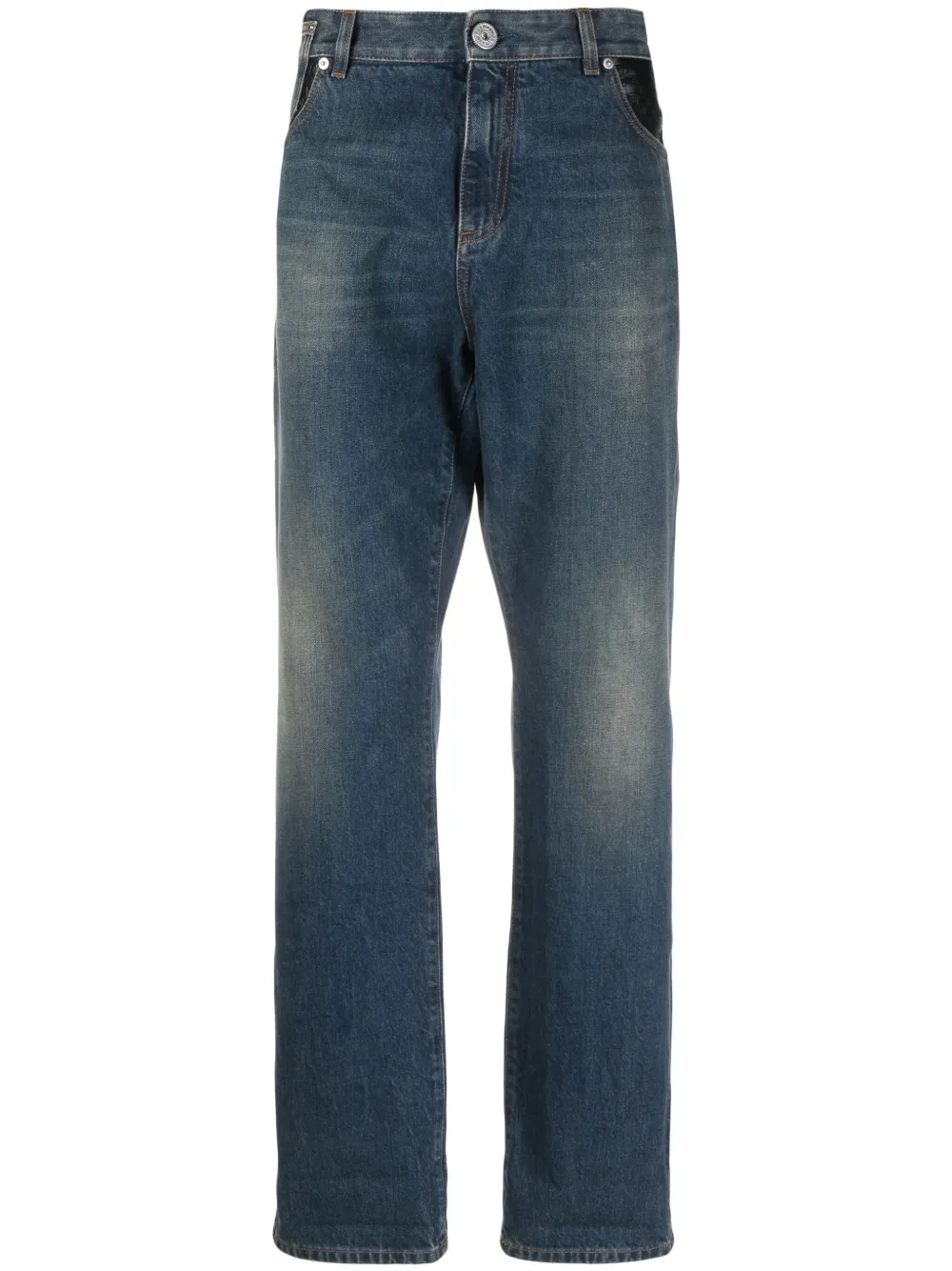 

Прямые джинсы BALMAIN, синий