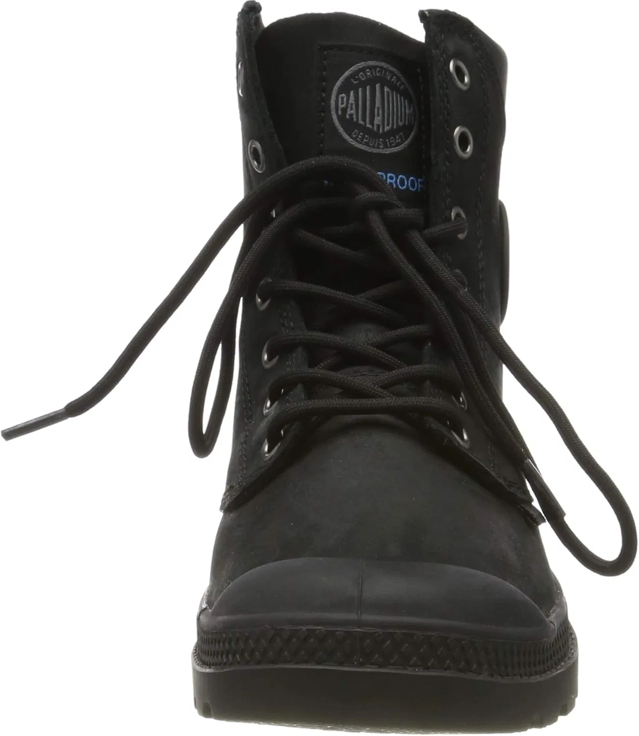 Мужские водонепроницаемые кожаные ботинки Palladium Pampa Sport Cuff, Black — фото 2