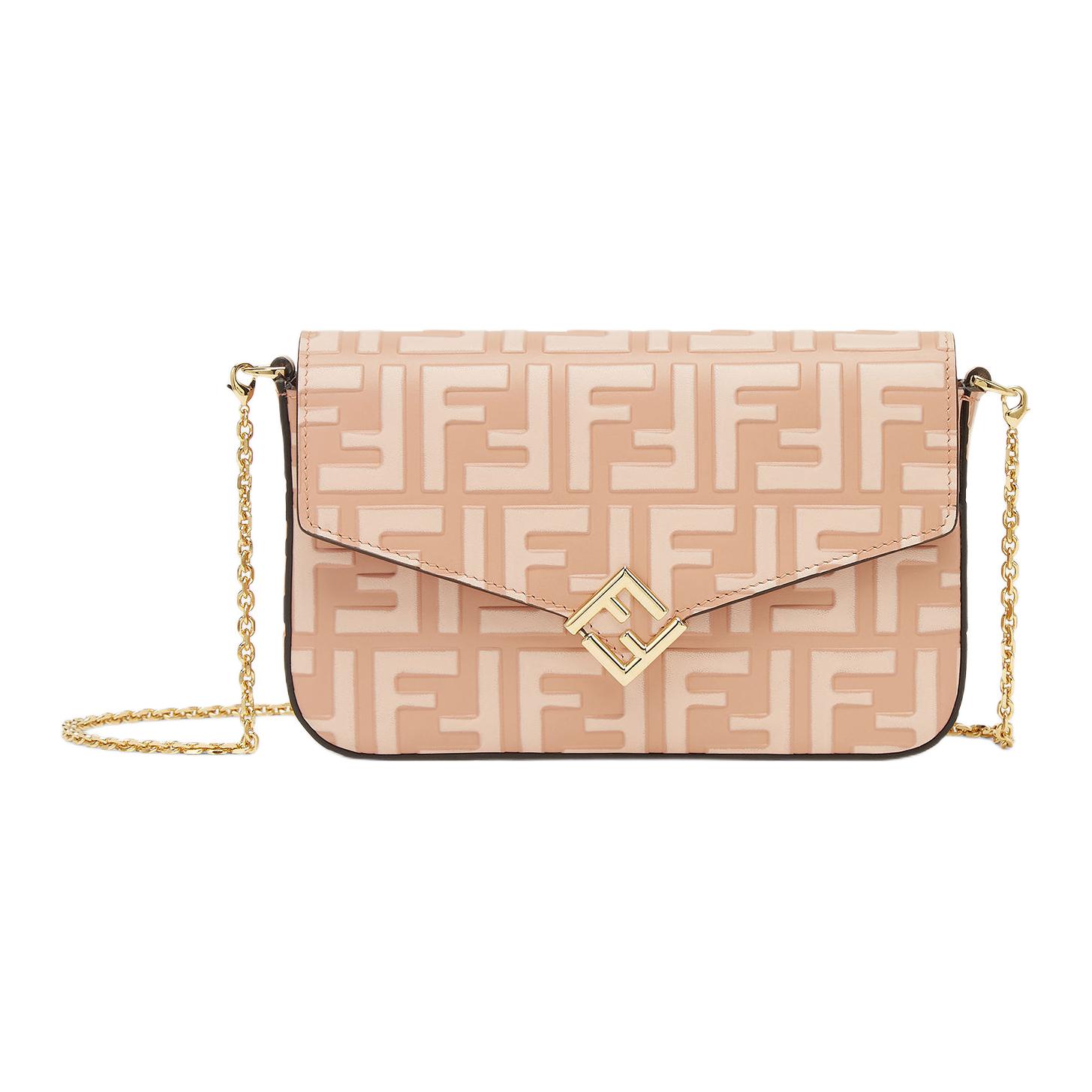 

FENDI Сумка через плечо женская розовая