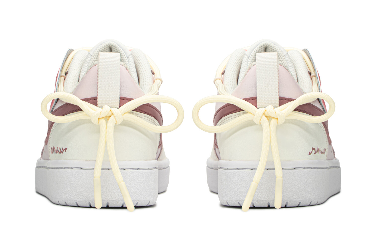 

Кроссовки Nike Court Borough Series Skateboard Shoes Women's Low-Top Beige Pink