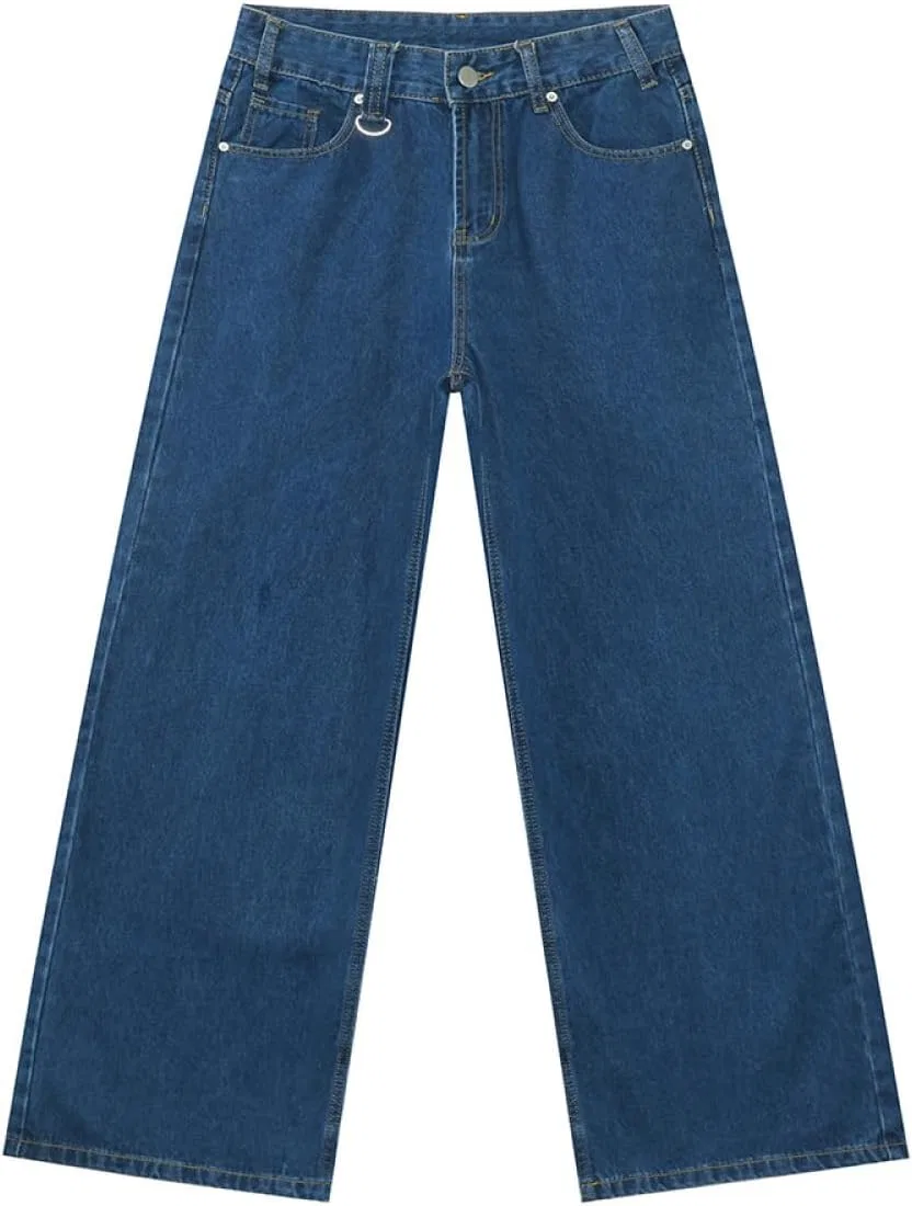 Джинсы свободного кроя, Y2K, Navy Blue