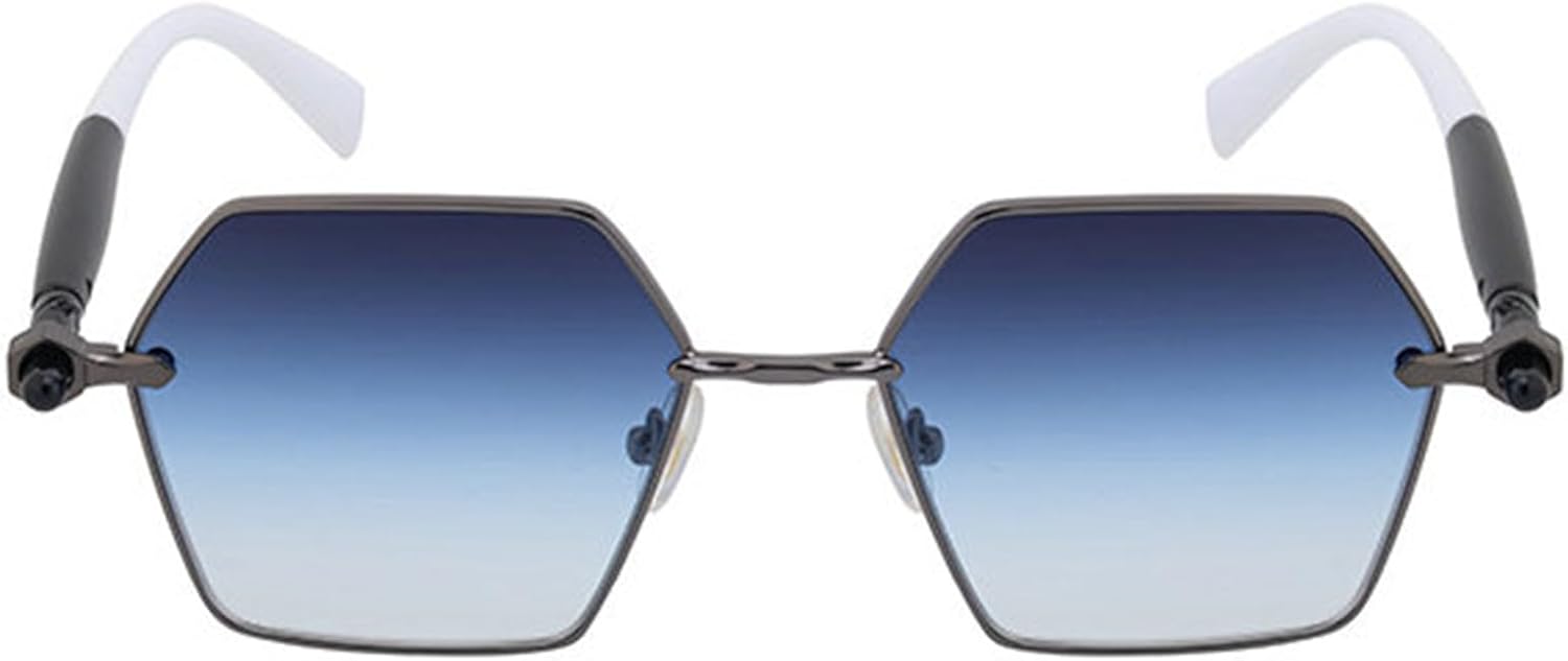 

Солнцезащитные очки Willochra маленького квадратного шестиугольного размера для женщин, ретро-очки для мужчин, металлическая оправа, многоугольные солнцезащитные очки, винтажные градиентные очки, защита от УФ-излучения UV400, C5