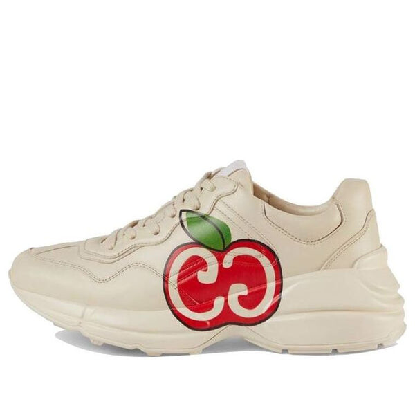 Кроссовки rhyton 'gg apple - ivory' Gucci, бежевый