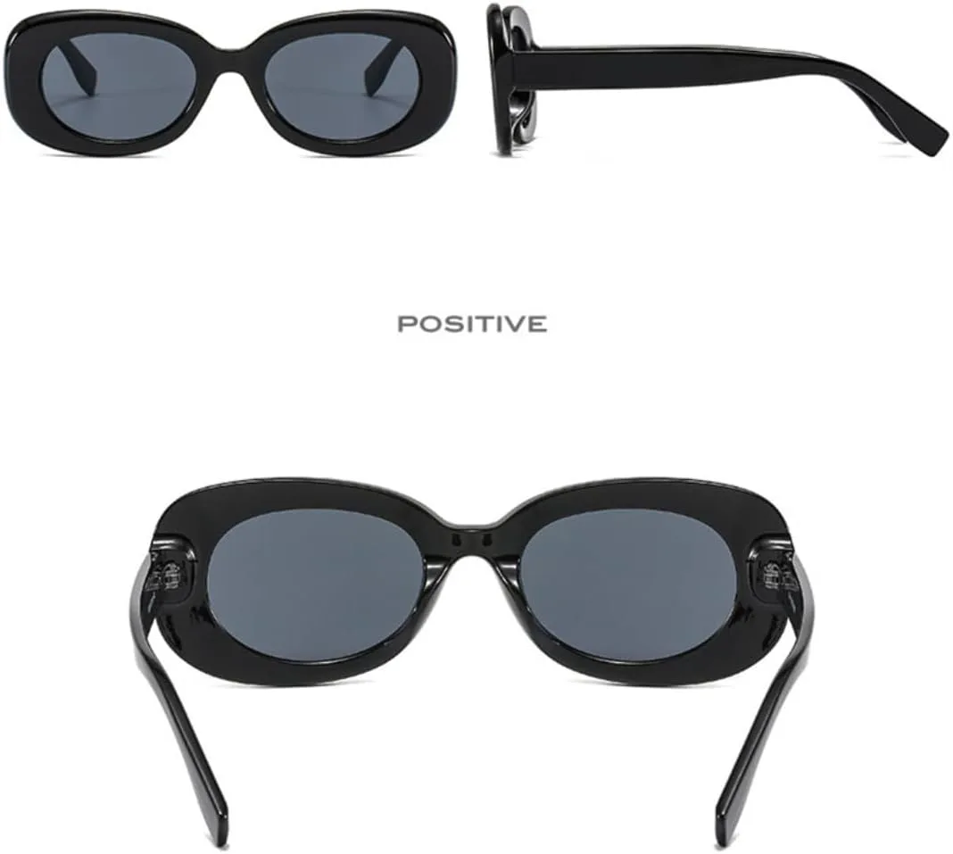 

Ретро овальные женские солнцезащитные очки, модные зелено-оранжевые очки с защитой от УФ-излучения UV400, трендовые мужские градиентные очки UUPTTPL, Green Gray