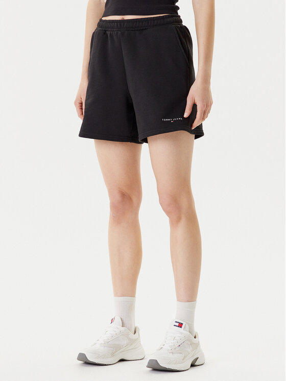 

Свободные спортивные шорты Linear DW0DW21152 Tommy Jeans, черный