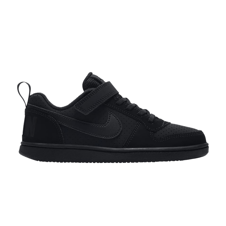 

Кроссовки Nike Court Borough Low PS 'Triple Black', черный