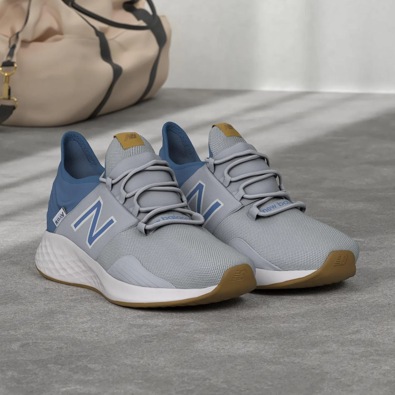 Мужские кроссовки New Balance Roav V1 Fresh Foam, 3-Granite Blue Laguna Incense — фото 2