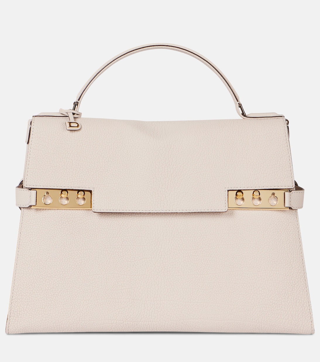 

Сумка-шоппер Tempête Large Derby из кожи Delvaux, Sesame