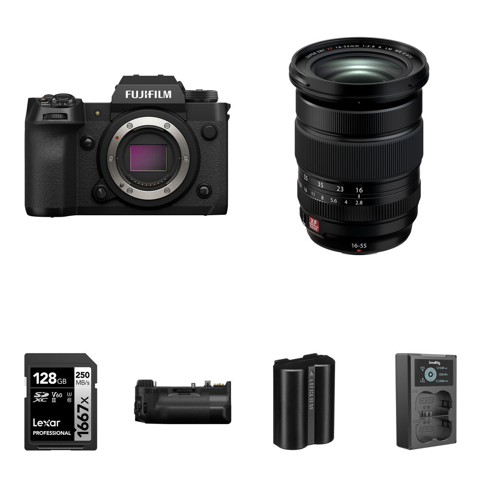 

Беззеркальная камера FUJIFILM X-H2 Mirrorless Camera with 16-55mm f/2.8 Lens and, Синий, Беззеркальная камера FUJIFILM X-H2 Mirrorless Camera with 16-55mm f/2.8 Lens and