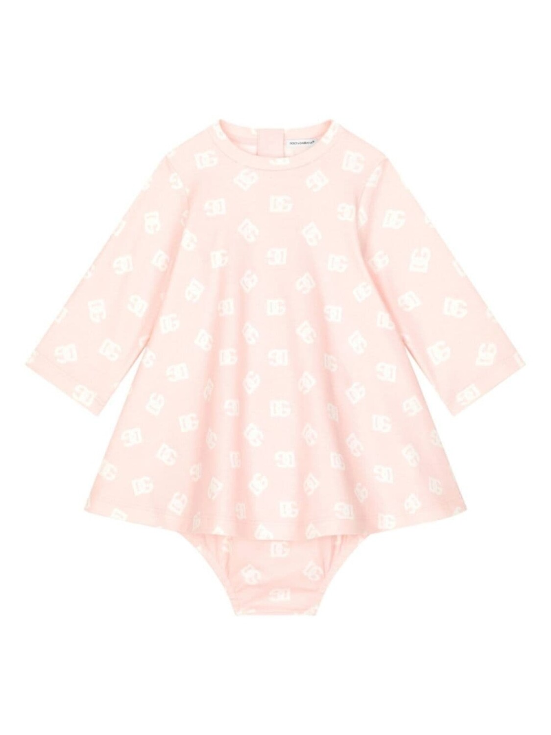 

Dolce & Gabbana Kids платье с логотипом, розовый