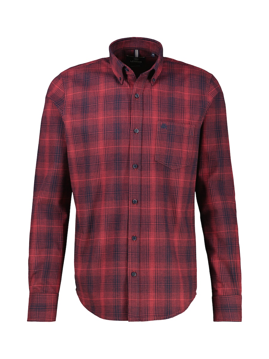 

Рубашка на пуговицах классического кроя LERROS, красный