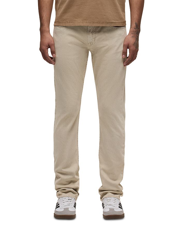 

Брюки Blake Slim Straight Fit Hudson, коричневый/бежевый