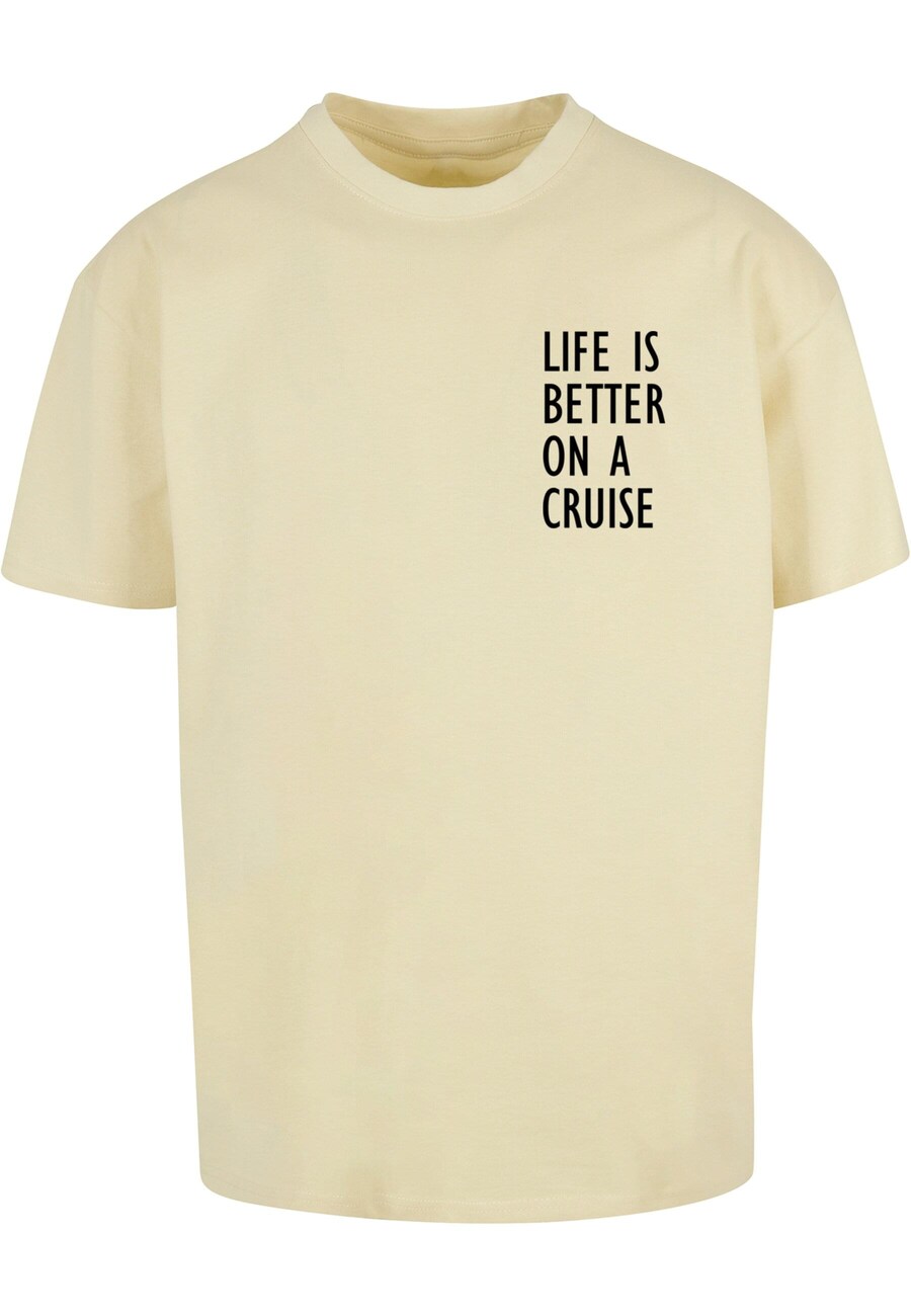 

Футболка Merchcode LIFE IS BETTER, цвет Pastel Yellow