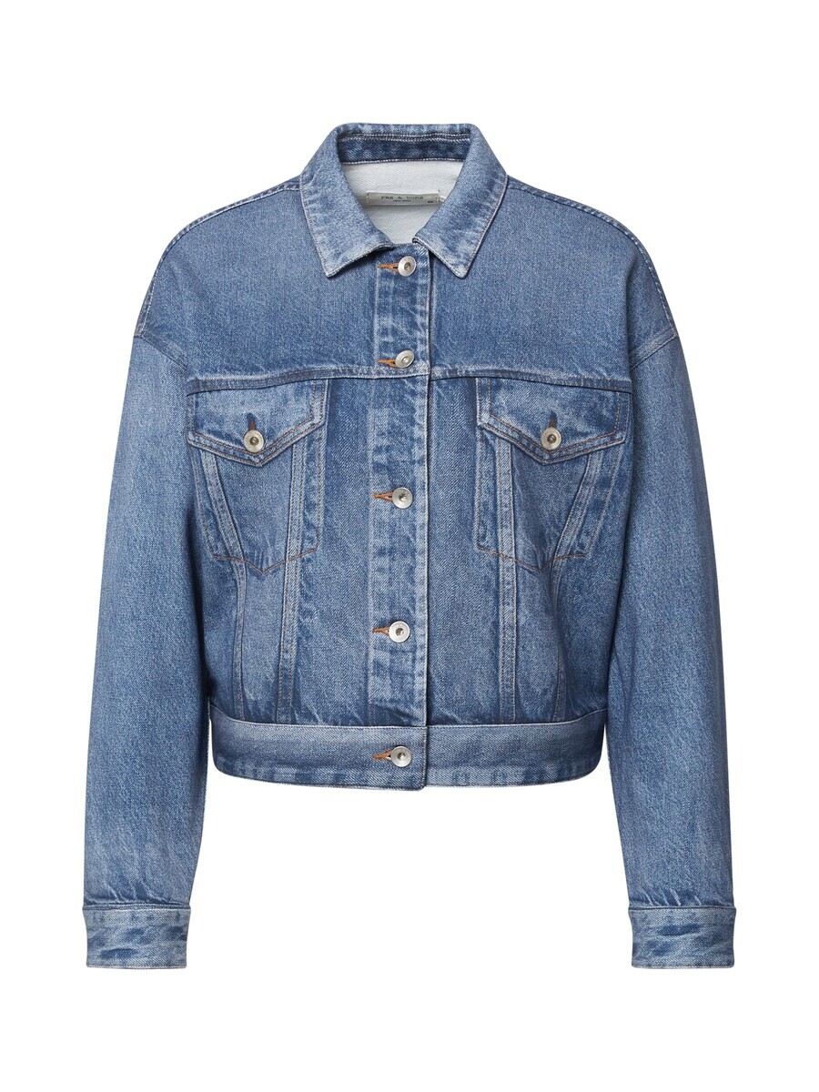 

Джинсовая куртка rag & bone Between-Season Jacket Miramar, синий деним