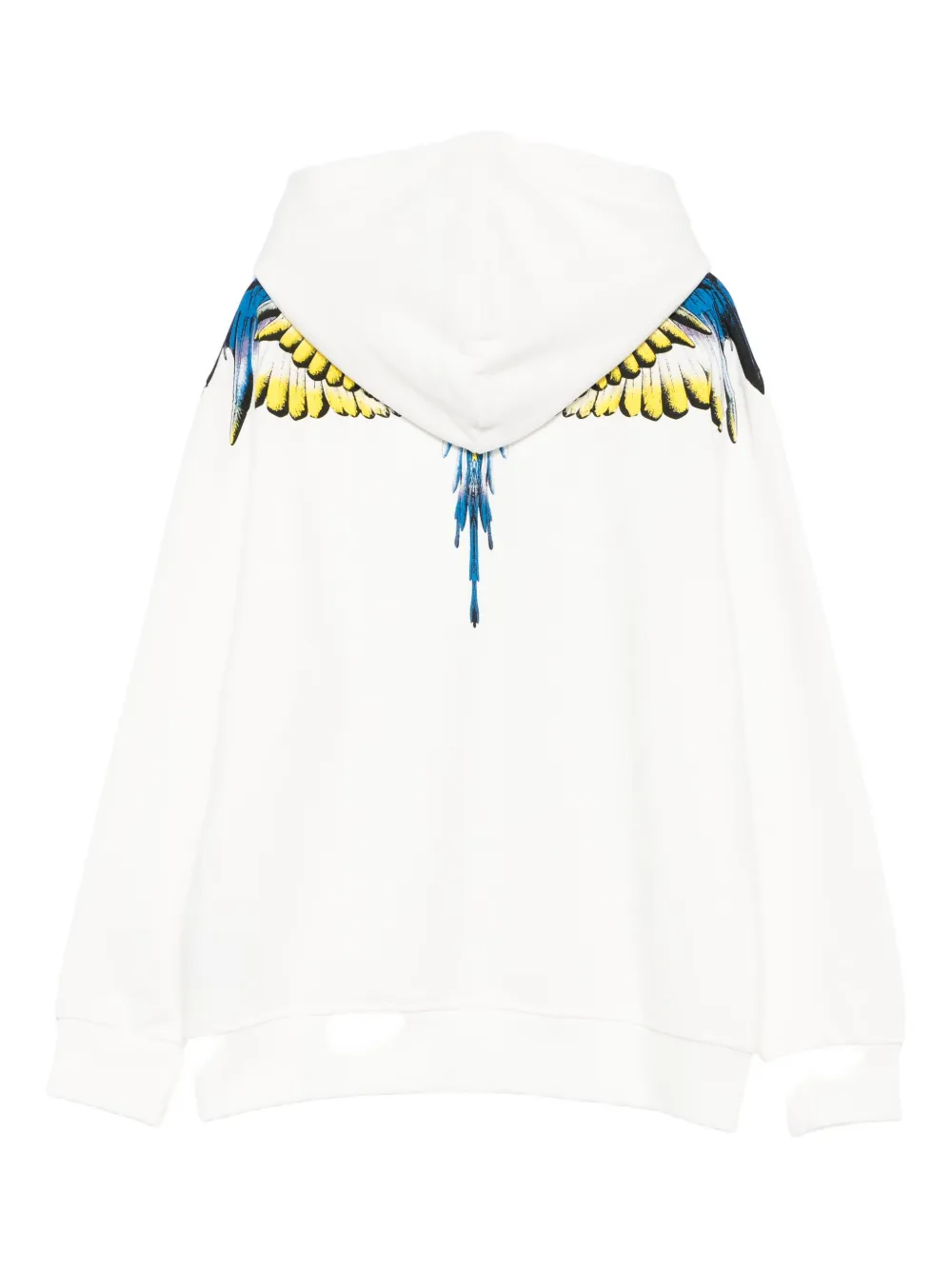 Худи с принтом крыльев Marcelo Burlon County Of Milan Kids, белый — фото 2