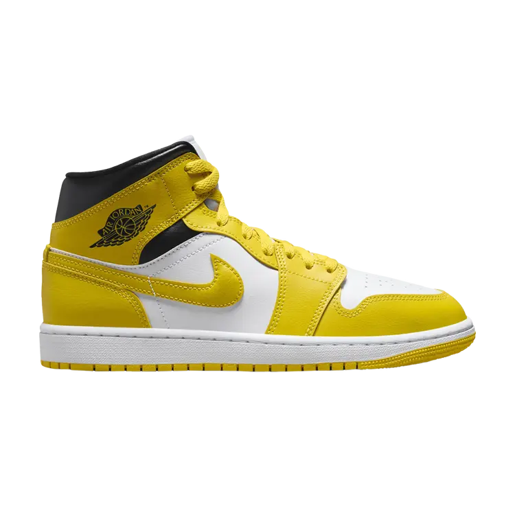 Кроссовки Air Jordan Wmns Air Jordan 1 Mid, желтый