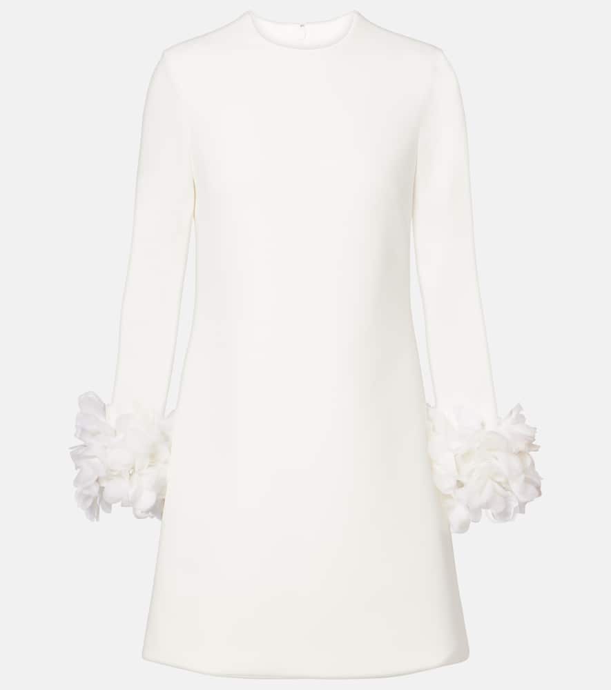 

Мини-платье из крепа Safiyaa, Ivory With Ivory