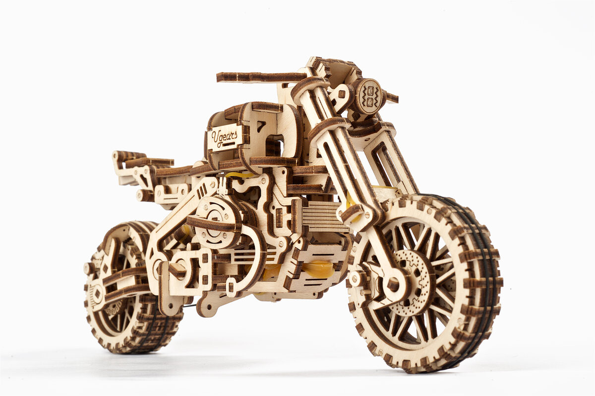 

Ugears, Скремблер УГР-10, Механическая модель для самостоятельной сборки, 8+
