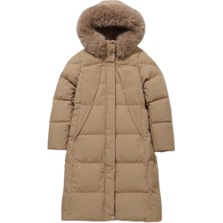 

Пуховик женский с капюшоном Moderate DESCENTE, хаки