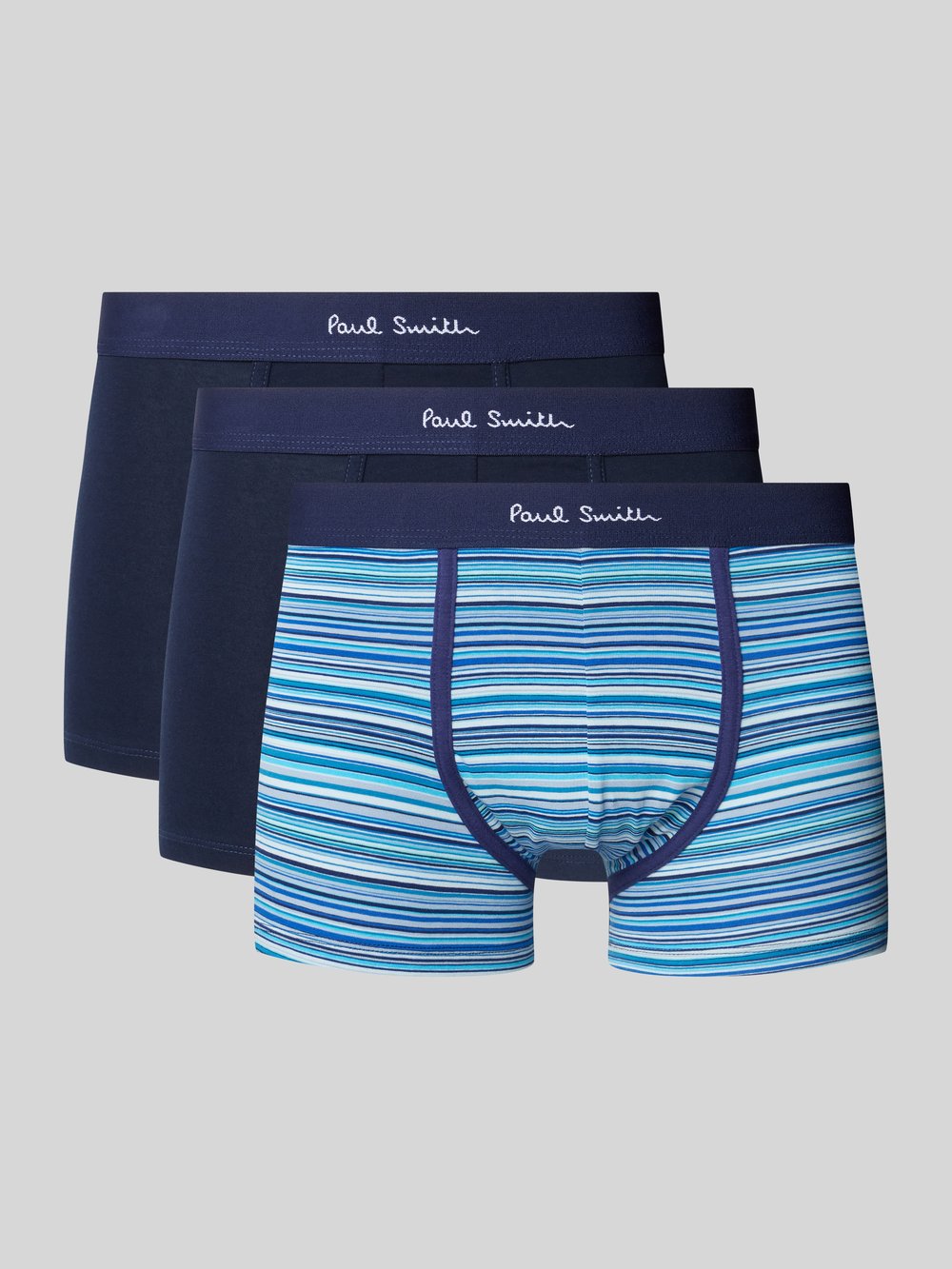 

Боксеры с эластичным поясом и логотипом в упаковке 3 шт PAUL SMITH