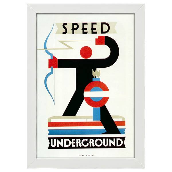 

Рамка для фотографий LegendArte Poster 1930 Speed, белый