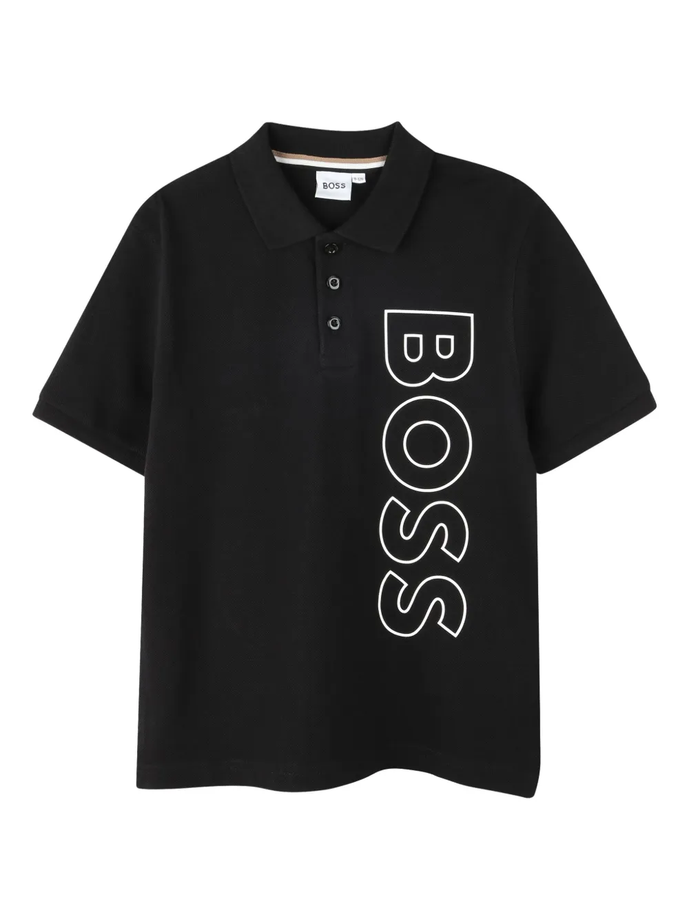 

Рубашка поло с короткими рукавами BOSS Kidswear, черный