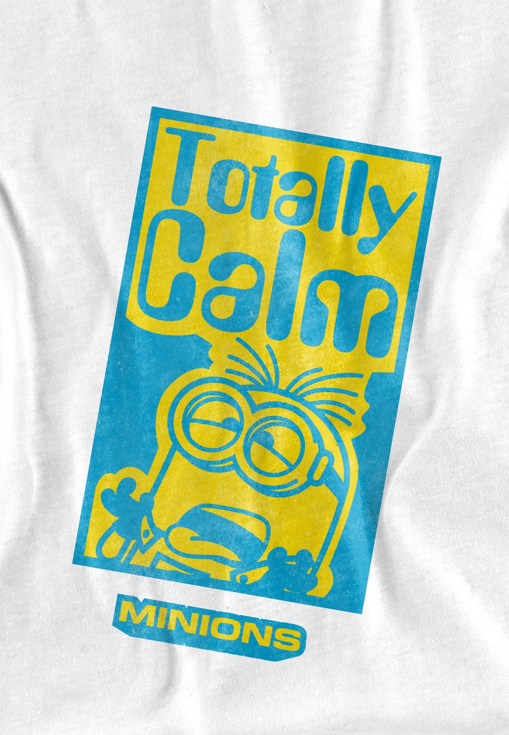 

Футболка с принтом MINIONS TOTALLY CALM Cotton Soul, белый