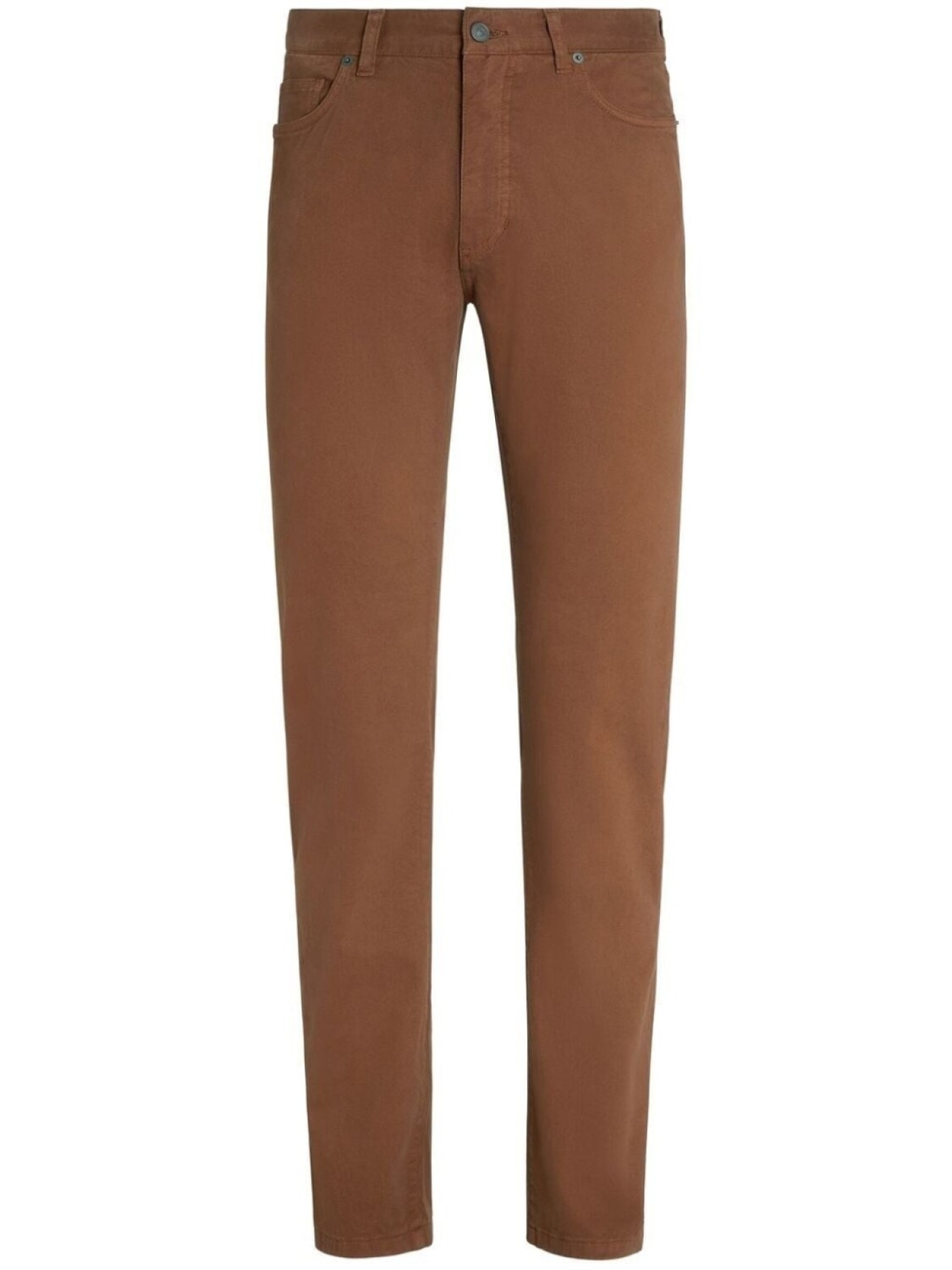 

Zegna узкие джинсы Roccia, коричневый